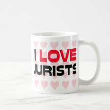 I LOVE JURISTS COFFEE MUGS
