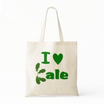 I Love Kale (I Heart Kale) Reusable Grocery Cloth Canvas Bags