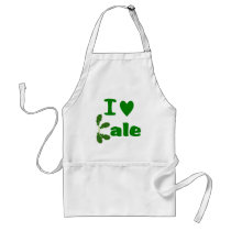 I Love Kale (I Heart Kale) Vegetable/Gardener Apron