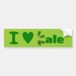 I Love Kale (I Heart Kale) Vegetable/Gardener Bumper Stickers