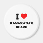 I Love Kanakanak Beach Alaska Magnets