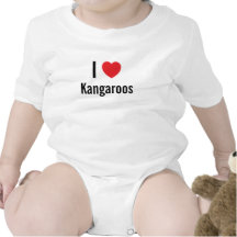 I love Kangaroos Baby Jumper Baby Creeper