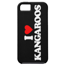 I LOVE KANGAROOS iPhone 5 CASES