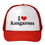 I Love Kangaroos Trucker Hats