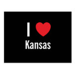 I love Kansas Postcard