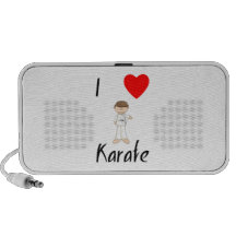 I Love Karate (4) Laptop Speaker