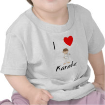 I Love Karate (4) Tee Shirt