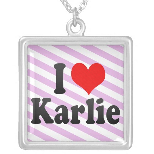 I love Karlie Pendant