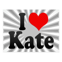 I love Kate Postcards