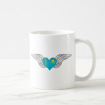 I Love Kazakhstan -wings mugs