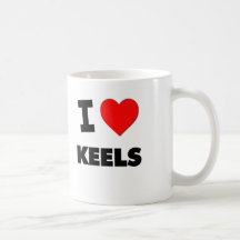 I Love Keels Coffee Mugs