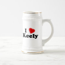 I Love Keely Coffee Mug