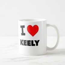 I Love Keely Mug