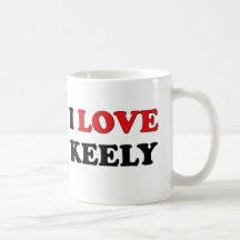 I Love Keely Mug