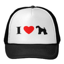 I Love Kerry Blue Terriers Hat