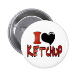 I Love Ketchup buttons