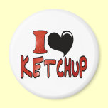 I Love Ketchup magnets