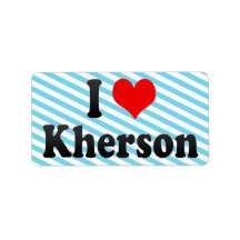 I Love Kherson, Ukraine Labels
