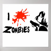 I love kill zombies.jpg, child gun.jpg posters