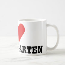 I love kindergarten coffee mugs