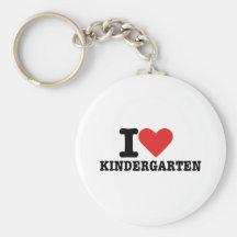 I love kindergarten key chains