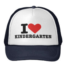 I love kindergarten mesh hats