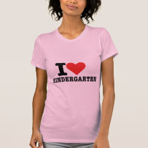 I love kindergarten tee shirts