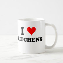I Love Kitchens Mug