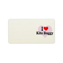 I love Kite Buggy Personalized Address Labels