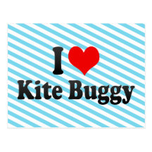 I love Kite Buggy Post Cards