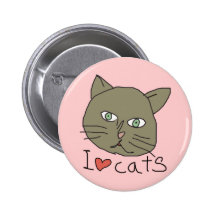 I love kitty buttons
