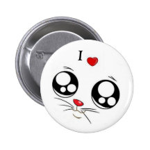 I Love Kitty Pin