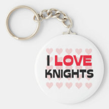 I LOVE KNIGHTS KEY CHAINS