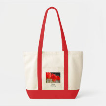 I Love Knitting tote bags Knitting yarn bag custom