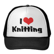 I Love Knitting Trucker Hats
