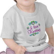 I Love Knitting Tshirts