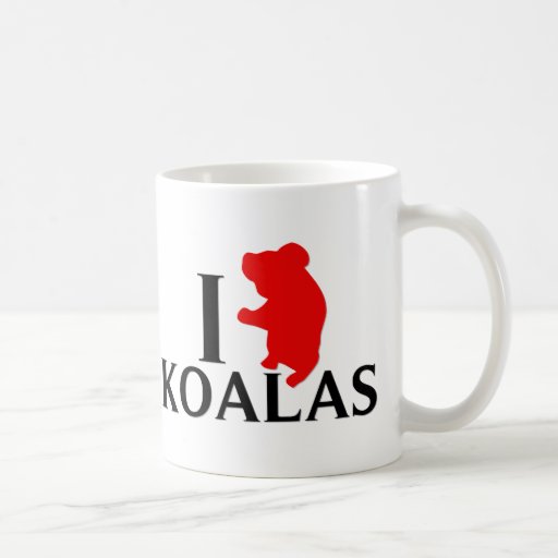 I Love Koalas Coffee Mugs