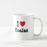 I love Koalas heart custom personalized Mug