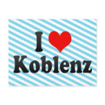 I Love Koblenz, Germany Post Card