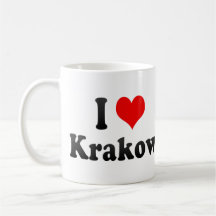 I Love Krakow, Poland Coffee Mug