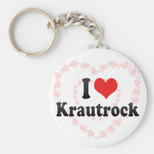 I Love Krautrock Key Chain