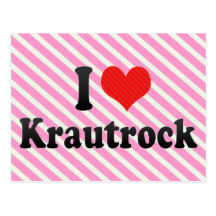 I Love Krautrock Postcard