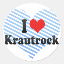 I Love Krautrock Stickers