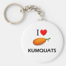I Love Kumquats Key Chains
