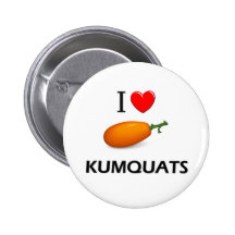 I Love Kumquats Pin