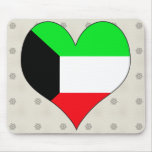 I Love Kuwait Mouse Pads