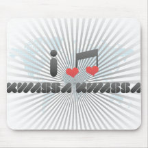 I Love Kwassa Kwassa Mouse Pad