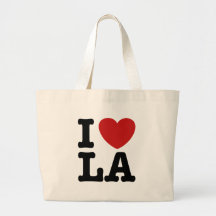 I Love LA Canvas Bag