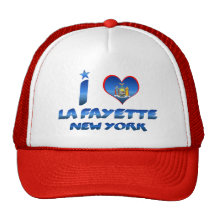 I love La Fayette, New York Mesh Hats