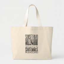 I Love LA Tote Bags